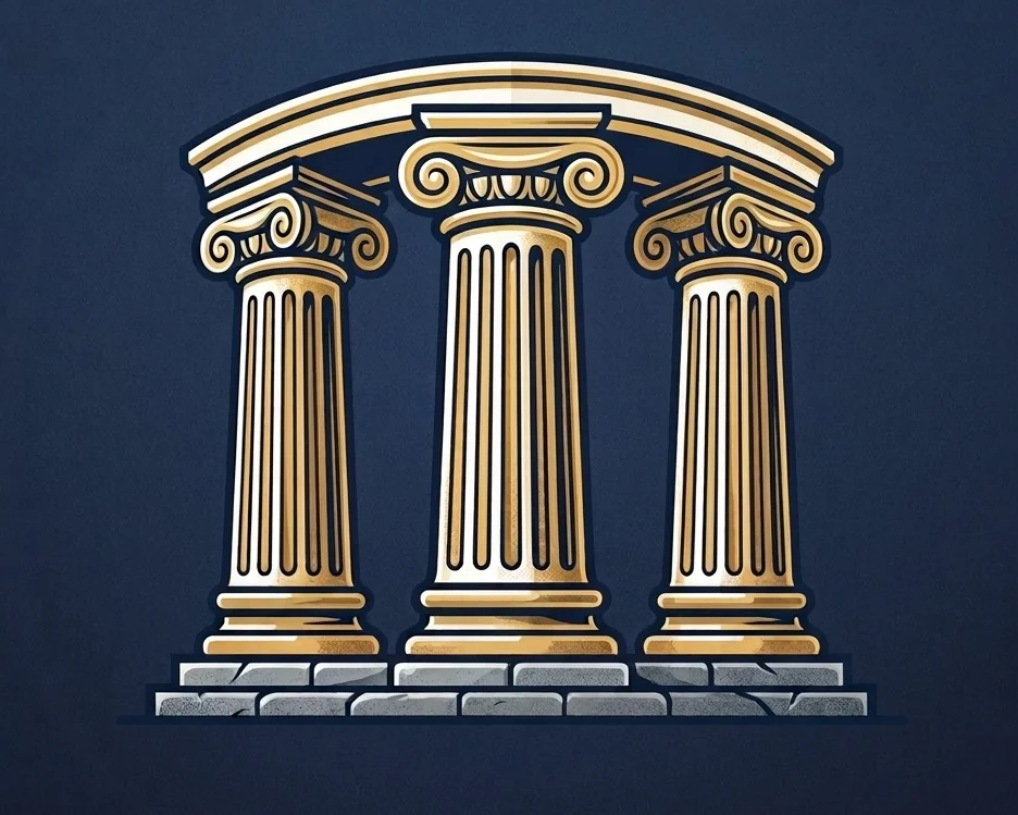 Logótipo da Three Main Pillars
